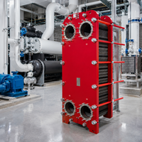 Intercambiador de Calor de Placas con Juntas de Titanio de Alto Valor para Sistemas Químicos de Ingeniería, 100m³/h, 600m³/h, 2000m³/h