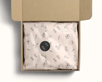 Custom Wholesale Printed Coated Wax Biodegradable Craft Paper Packaging Boxes Personalized Tissue Wrapping for Ecommerce Gift