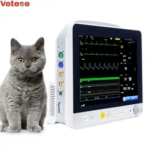 Yonker-Monitor de signos vitales para animales domésticos, dispositivo Modular de alta gama para pacientes, para clínicas y hospitales veterinario, 12 pulgadas