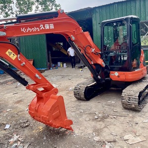 Excavatrice sur chenilles hydraulique Kubota KX155 d'occasion, faible nombre d'heures, matériel de construction, terrassement, creusement de fossés, équipement d'aménagement paysager - Product Image 3