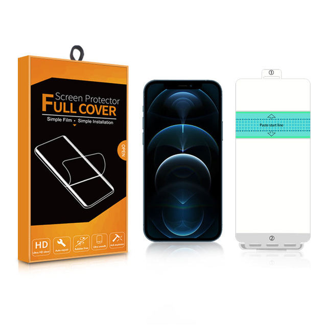 Liquid Hydrogel Screen Protector Scratch and Shatter Resistant Nano Protection Glass Protector Film for iPhone 15 Plus Pro Max