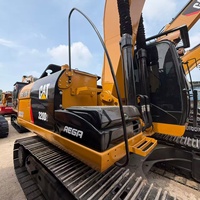 Excavatrice d'occasion de haute qualité en bon état, 20 tonnes, CAT320D2L d'origine japonaise, avec pièces détachées
