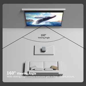 Màn chiếu điện tự động thu gọn Wupro 92/100/106/110/120/133 inch, chất liệu PET mềm, hỗ trợ 4K ALR - Product Image 5