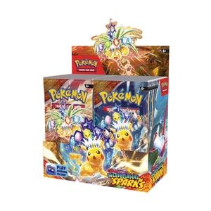 US Surging Sparks SV08 Booster Box SSP Sealed Box Pikachu <span class=keywords><strong>Ex</strong></span> <span class=keywords><strong>Latias</strong></span> <span class=keywords><strong>Ex</strong></span> Scarlet - Product Image 1