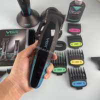 Tondeuse à cheveux professionnelle rechargeable Vgr V-889S2 9000 tr/min en métal pour salon de coiffure pour hommes