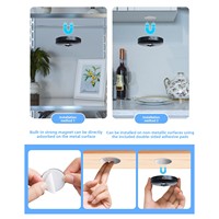 Lámpara de Noche Magnética Recargable para PC, Marco de Fotos, Diseño Moderno y Minimalista, Control Remoto, Iluminación RGB/Ambiente, para Gabinete o Pared