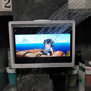 Nouveau <span class=keywords><strong>support</strong></span> de <span class=keywords><strong>tablette</strong></span> de douche étanche à rotation 360° en ABS pour salle de bain, <span class=keywords><strong>support</strong></span> mural <span class=keywords><strong>tactile</strong></span> pour iPad - Product Image 5