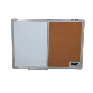 Aluminium rahmen Magnetic White Board und Cork Board Combination Whiteboard