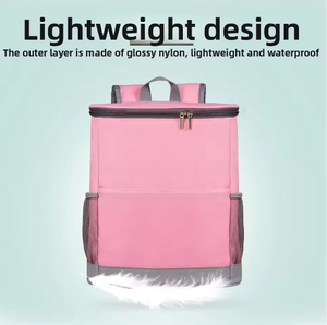 Sac isotherme en nylon à double bandoulière grande capacité, sac à dos tendance et étanche pour pique-niques en plein air, modèle transfrontalier - Product Image 3