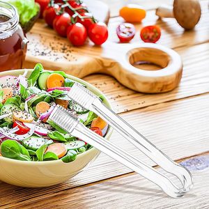 Plastic Serving Tongs Disposable Plastic Tongs Clear Kitchen <b>Small</b> Serving Utensils for Serving for Party - Product Image 3