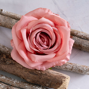 Fleurs artificielles en gros à bas prix, petites têtes de roses en soie de 4 cm pour la décoration de gâteaux - Product Image 5