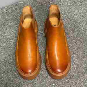 รองเท้าผู้ชายทรงโบรกสไตล์เกาหลี ดีไซน์ทันสมัย หนังแท้ หัวแหลม  สำหรับธุรกิจและโอกาสต่างๆ - Product Image 3