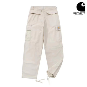Vente en gros de salopettes de marques de mode européennes et américaines Pantalons décontractés multi-poches amples en polyester/coton mi-plats pour hommes - Product Image 5