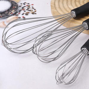 Lot de 3 fouets en acier inoxydable, écologiques, compatibles <span class=keywords><strong>lave</strong></span>-<span class=keywords><strong>vaisselle</strong></span>, 9, 11 et 12 pouces, pour battre les œufs, mélanger, fouetter et remuer - Product Image 4