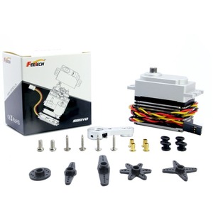 Servomoteur numérique Feetech FT955BL 12V sans balais, couple de 55 kg, résistant aux éclaboussures, pièces RC - Product Image 2