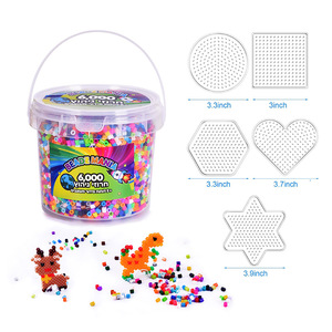 Wholesale DIY Educational Puzzle 5mm Children Handmade Toys Pegboard Iron Perler Hama Fuse Beads Bucket Kit <b>for</b> <b>Kids</b> - Product Image 1