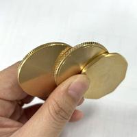 Pièces de monnaie vierges en laiton massif et acier inoxydable de 40 mm, 50 mm, 32 mm, personnalisables pour sublimation et gravure laser, vente en gros