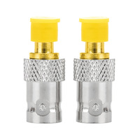 Connecteur coaxial RF tout cuivre BNC femelle vers SMA femelle BNC vers SMA-KK, adaptateur pour talkie-walkie haute fréquence