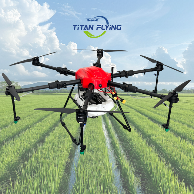 TTF 10L 16L 19L High Efficiency Agricultural Drone Sprayer New Condition Smart GPS Pesticide Crop Protection UAV for Farm Use