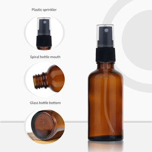 Bottiglie Spray in <span class=keywords><strong>Vetro</strong></span> Ambrato da 4oz a Prezzo di Fabbrica, Bottiglie Marrone Scuro con Nebulizzatore per Cosmetici, Tonici e Liquidi Medicinali - Product Image 6
