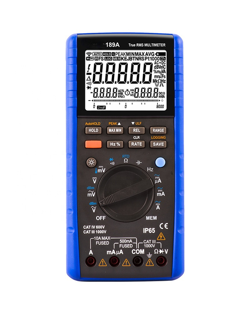 189A Digital Multimeter with True RMS & RTD Measurement Input 0.025% Accuracy OEM Customizable