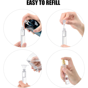 10ml chai Xịt Thủy Tinh Nước hoa thủy tinh dày <span class=keywords><strong>Atomizer</strong></span> Nước hoa Decanter Kit thủy tinh nhỏ du lịch nước hoa Refillable chai - Product Image 5