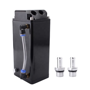 Depósito de Combustible Universal de Aluminio de 0.75L para Motor de Carreras D1 Cuadrado, Nuevo, con Indicador de Manguera de Aceite - Product Image 1
