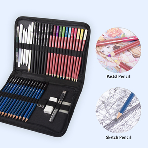 H & B 42 piezas básicas boceto y <span class=keywords><strong>dibujo</strong></span> arte lápiz <span class=keywords><strong>Kit</strong></span> - Product Image 5