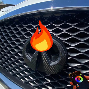 ไฟสัญลักษณ์ LED กระจังหน้าคาร์บอนไ<span class=keywords><strong>ฟ</strong></span>เบอร์  แบบแ<span class=keywords><strong>ฟ</strong></span><span class=keywords><strong>ล</strong></span><span class=keywords><strong>ช</strong></span>ห<span class=keywords><strong>ล</strong></span>ายสี RGB ควบคุมผ่านแอพ สำหรับอินฟินิตี้ ปี 2014-2024 - Product Image 1