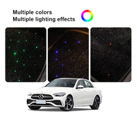 Tapis de voiture SONSANG Starlight, tapis de voiture personnalisés OEM, tapis de voiture LED, tapis de sol universel, 4 pièces, tapis d'intérieur de voiture imperméable