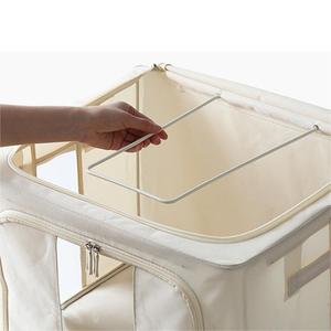 Steel Frame Support Closet Organizer Oxford Collapsible Portable Clothes Storage Box and <b>Bins</b> Custom Logo - Product Image 3