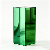 Robuste Quadratische Transparente Acryl-Basis für Party-Hintergrund Hochzeits-Blumenständer Display-Podeste mit Individuellem Logo
