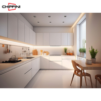 Chine hpl stratifié contreplaqué cuisine île table quartz comptoir se concentrer sur la conception de l'armoire