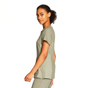 Uniformes de Spa Tipo Túnica <span class=keywords><strong>Sorelle</strong></span> de Lino Sintético para Mujer, Último Diseño de 2021 - Product Image 5