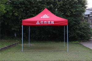 <span class=keywords><strong>Tenda</strong></span> Pubblicitaria 10x10ft con Telaio in Ferro Dorato per Fiere, Esposizioni e Attività all'Aperto, Gazebo Personalizzato con Stampa - Product Image 4