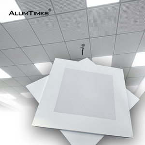 אריחי תקרה מאלומיניום <span class=keywords><strong>60x60</strong></span> של Alumtimes, עמידים באש, עמידים במים, מבודדים חום, בעלי תקן ביצועי אש, צבועים בריסוס לשימוש פנים - Product Image 1