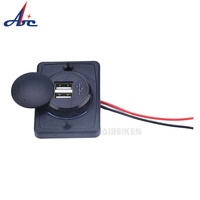Chargeur USB double 3.1A à montage sur panneau DC 12V 24V pour train, tramway, bateau, voiture, bus, siège