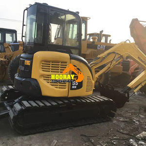 Mini-pelle PC55MR-2 Komatsu d'occasion avec lame de poussée, y compris les modèles PC78us-6 et PC78us-8 - Product Image 1