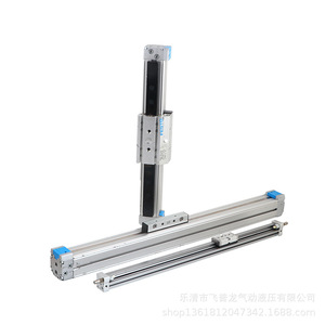 Cilindro sin vástago Festo DGPL de 25 mm, actuador neumático de aluminio para automatización industrial - Product Image 4