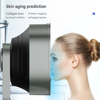 Analizador de Piel Facial con IA y Tecnología de Lámpara de Woods - Dermatoscopio Portátil para Uso Doméstico, Equipo de Belleza para el Cuidado Facial