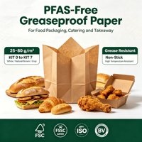 Papier de soie pour emballer les aliments, papier alimentaire résistant à la graisse, papier d'emballage personnalisé pour sandwichs et hamburgers