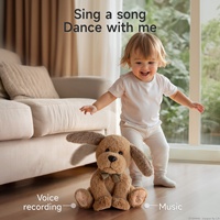Jouets en peluche musicaux Tumama pour enfants, chiots électriques mignons, poupées musicales qui bougent, oreilles qui battent, chien en peluche pour bébé, jouet en peluche pour enfant