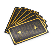 Cartes de Tarot russes en feuille d'or avec impression personnalisée en gros de haute qualité