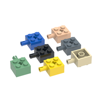 0,1 kg/72 pièces 6232 Blocs de construction 2*2 avec goupille et trou d'axe, briques spéciales, jouet éducatif créatif DIY, accessoires