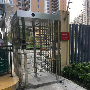 Cổng phòng tập thể dục Không giám sát Chiều cao đầy đủ Turnstile Kiểm soát truy cập An ninh Turnstile - Product Image 4