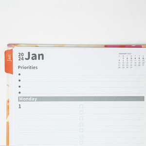 Carnets de notes A5 Calendrier mensuel Agenda Planificateur Calendrier Bureau d'affaires <span class=keywords><strong>Papeterie</strong></span> - Product Image 5