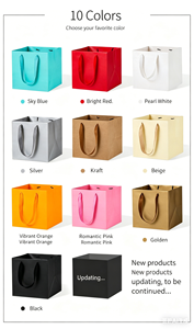 Bolsa de Papel Personalizada con Diseño a Medida y Logotipo Estampado en Foil para Tiendas de Ropa, Bolsas de Regalo, Bolsas de Arte, Venta al Por Mayor - Product Image 4