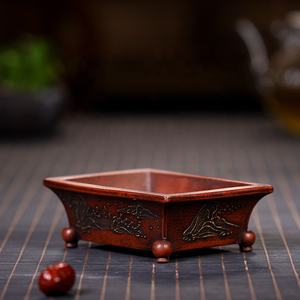 素焼き手作りポットYixing盆栽ポット - Product Image 5