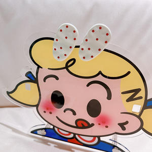 Flequillo creativo a juego con gotas de color Burdeos <span class=keywords><strong>en</strong></span> el pico de un pato con delicados <span class=keywords><strong>lunares</strong></span> geométricos pequeños clips ovalados para el cabello - Product Image 4