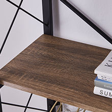 Libros estante barato 5 de esquina de estante de madera - Product Image 6